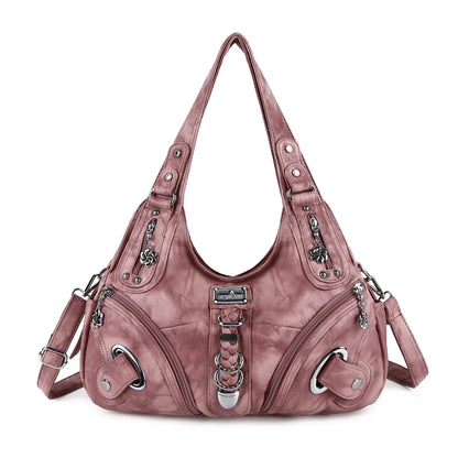 Women Handbags Fashion Shoulder Bag Large Tote Top-Handle Shopping Pack Multifunctional Satchel Lady Hobos Big Purse