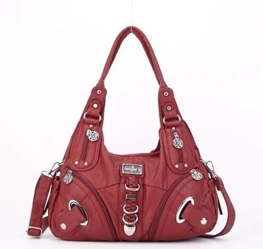 Women Handbags Fashion Shoulder Bag Large Tote Top-Handle Shopping Pack Multifunctional Satchel Lady Hobos Big Purse