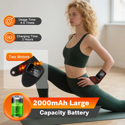Electric Wrist Protector Hand Wrist Massager Hot Compress Vibration Wrist Support Guard Band Brace Muscle Relaxation Wristband