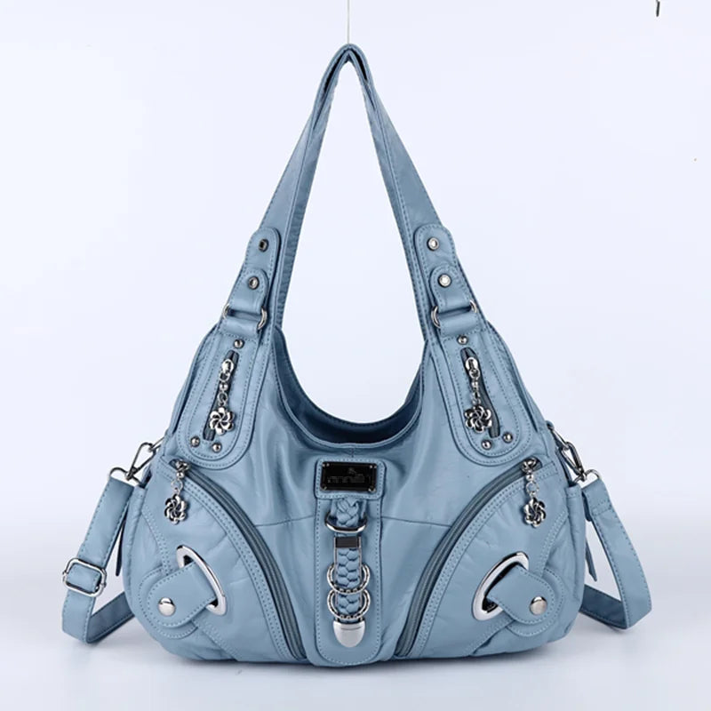 Women Handbags Fashion Shoulder Bag Large Tote Top-Handle Shopping Pack Multifunctional Satchel Lady Hobos Big Purse