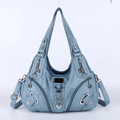 Women Handbags Fashion Shoulder Bag Large Tote Top-Handle Shopping Pack Multifunctional Satchel Lady Hobos Big Purse