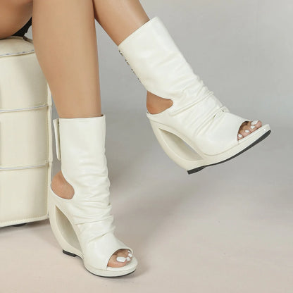 13Cm Autumn Winter Women'S Long Boots, Korean Style High Tube over Knee Boots, plus Size Student Daily Fashion Boots