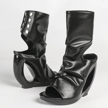 13Cm Autumn Winter Women'S Long Boots, Korean Style High Tube over Knee Boots, plus Size Student Daily Fashion Boots